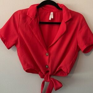 Moon Orchid crop top size small